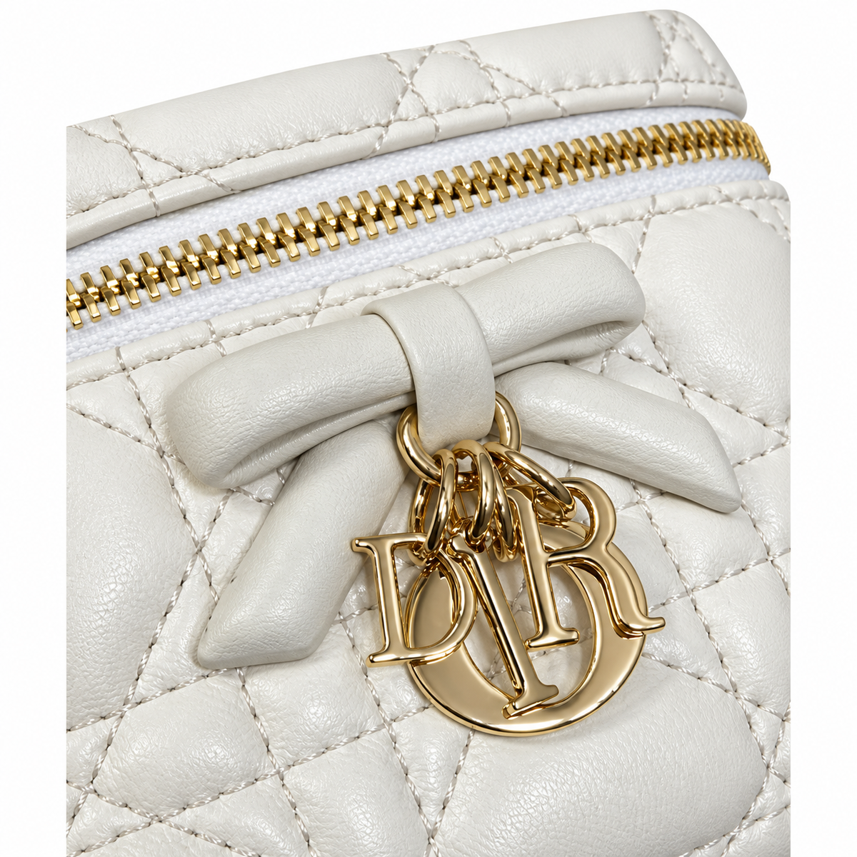 Dior Cannage Quilted Mini Shoulder Flap Bag 17.5cm