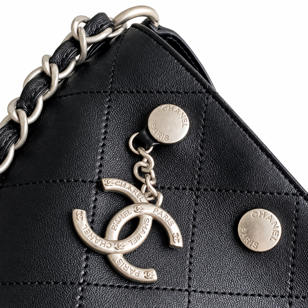 Chanel Quilted Shopper Shoulder Bag 28×31×15cm