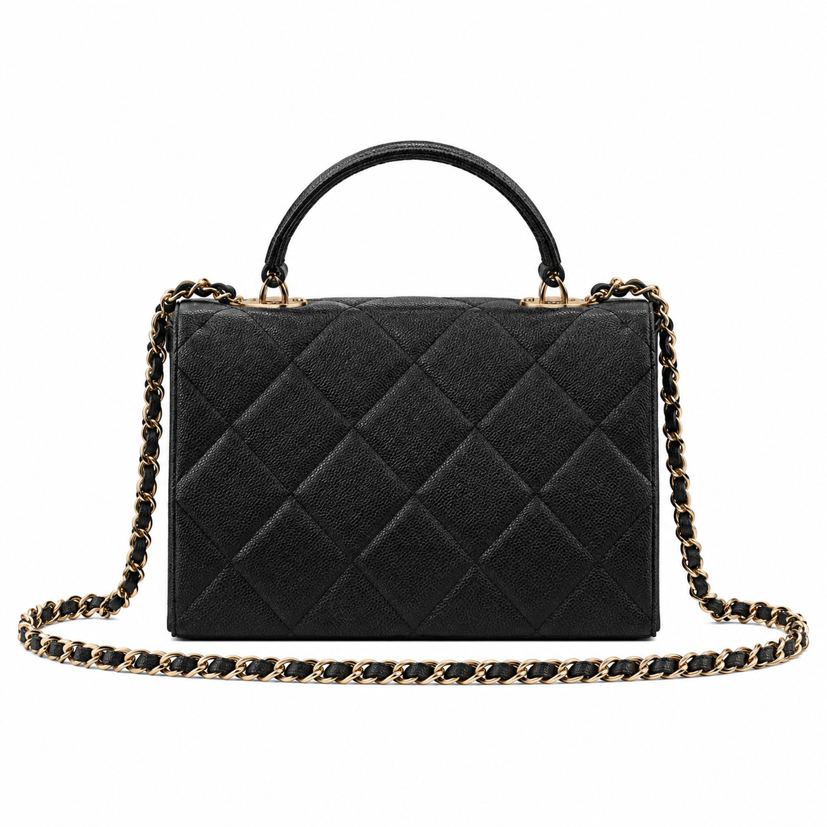 Chanel Quilted Mini Box Flap Bag 16×21×9.5cm
