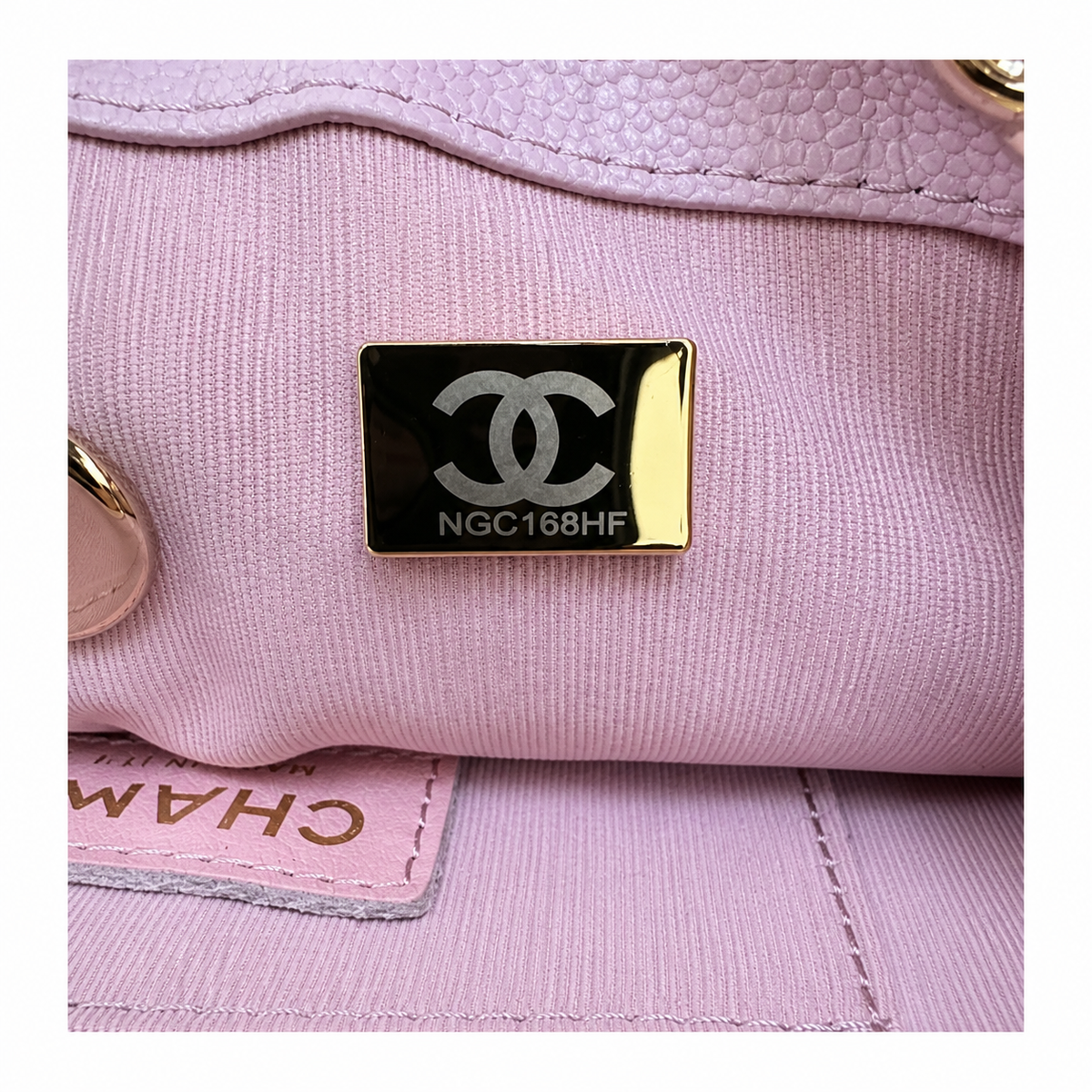 Chanel Duma Caviar Backpack | CC Turn-Lock Gold Chain Lavender — 20.5x20cm