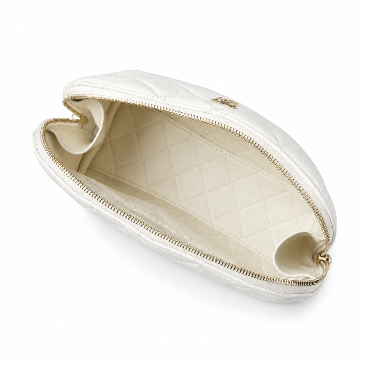 Chanel CC Quilted Mini Box Flap Bag | Gold Hardware & Chain — 19cm