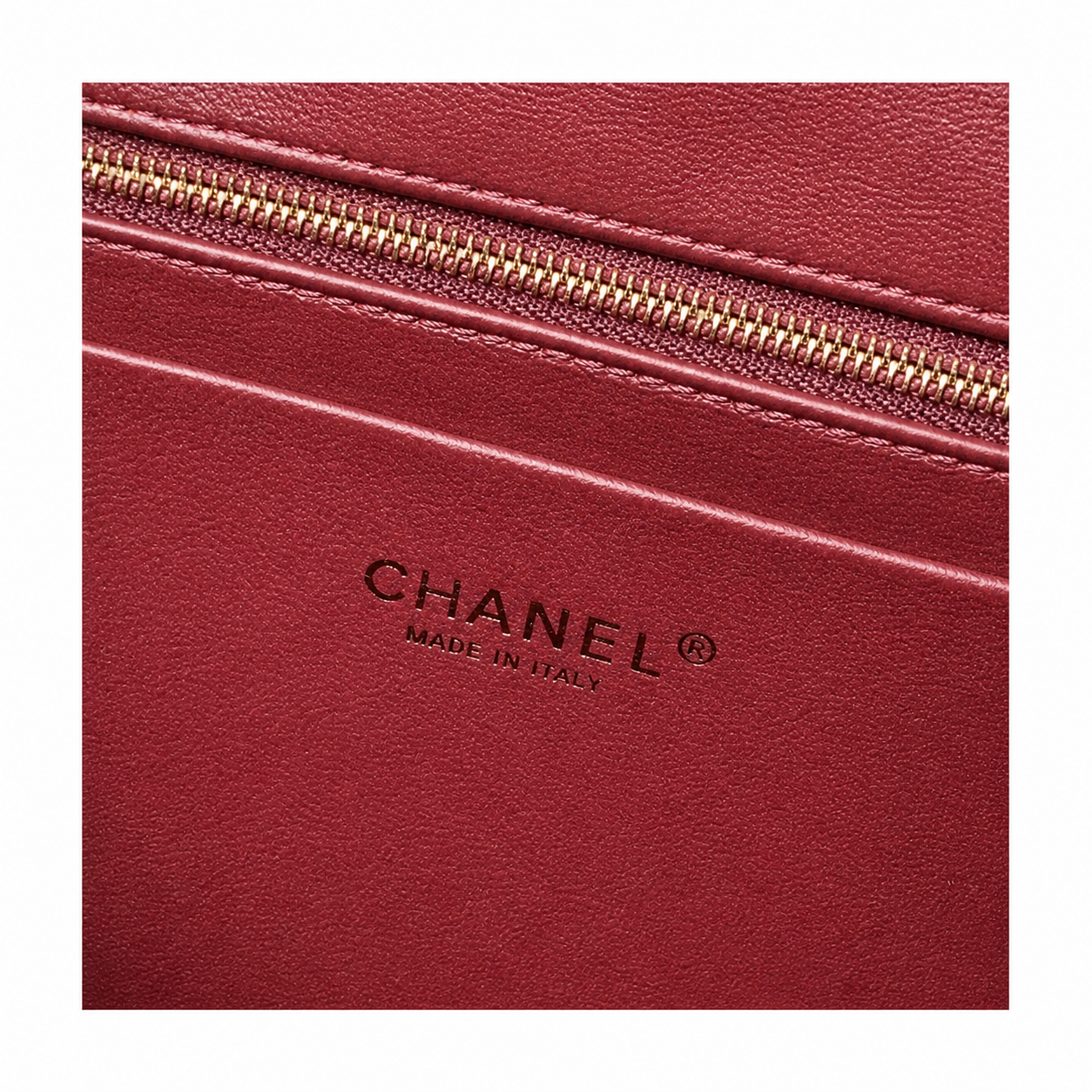 Chanel CC Diagonal Quilted Lambskin Tote | Beige & Gold Chain — 40cm