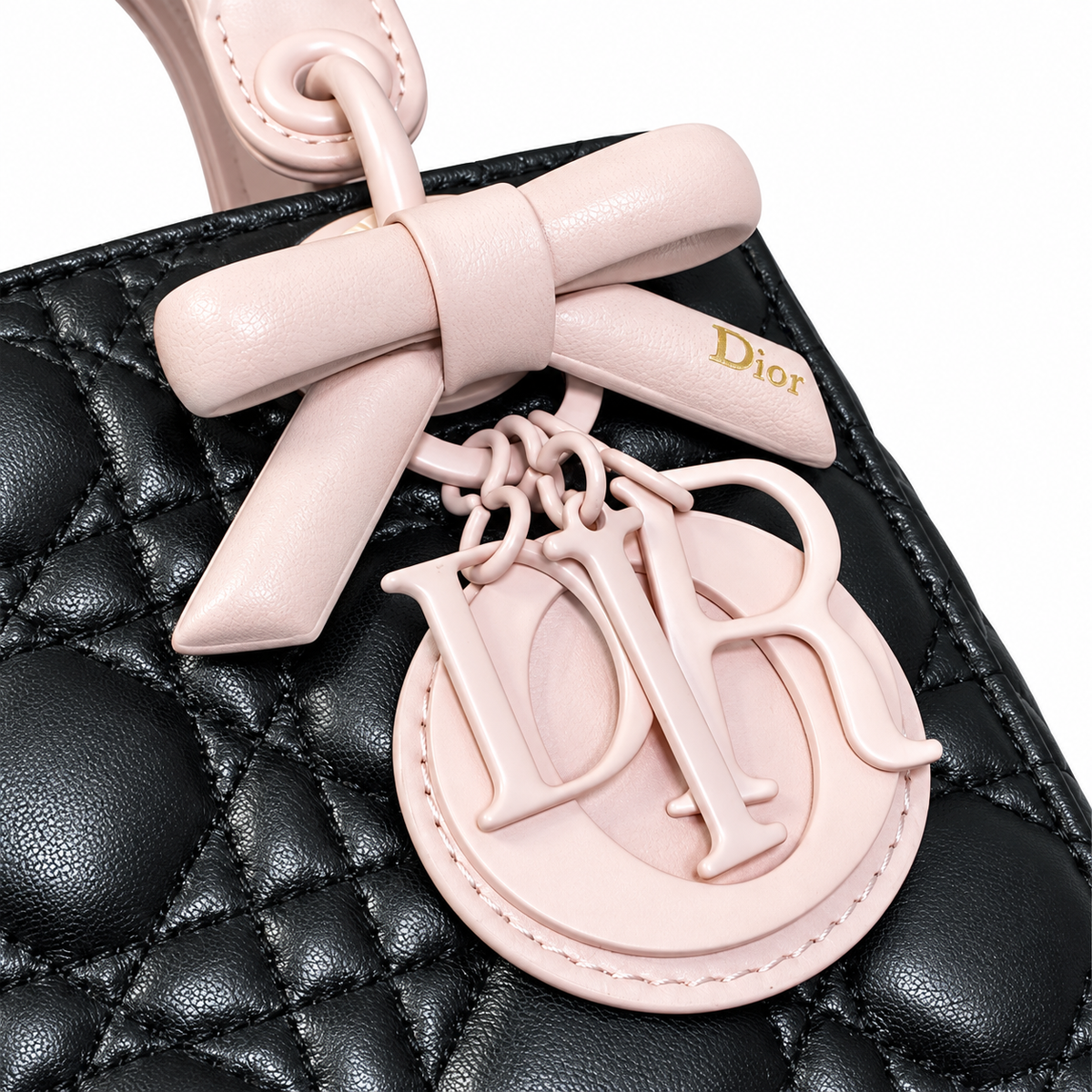 Dior Cannage Quilted Convertible Top Handle Bag 20cm