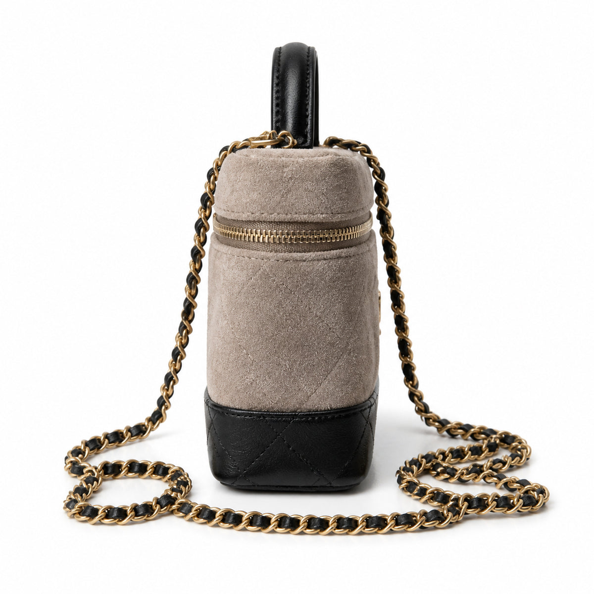 Chanel Classic Quilted Square Flap Bag | CC Hardware & Gold Chain — 19.5cm