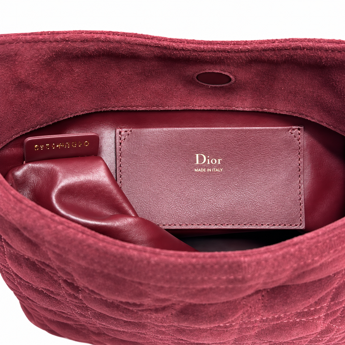 Dior Cannage Quilted Shopper Top Handle Bag 24cm