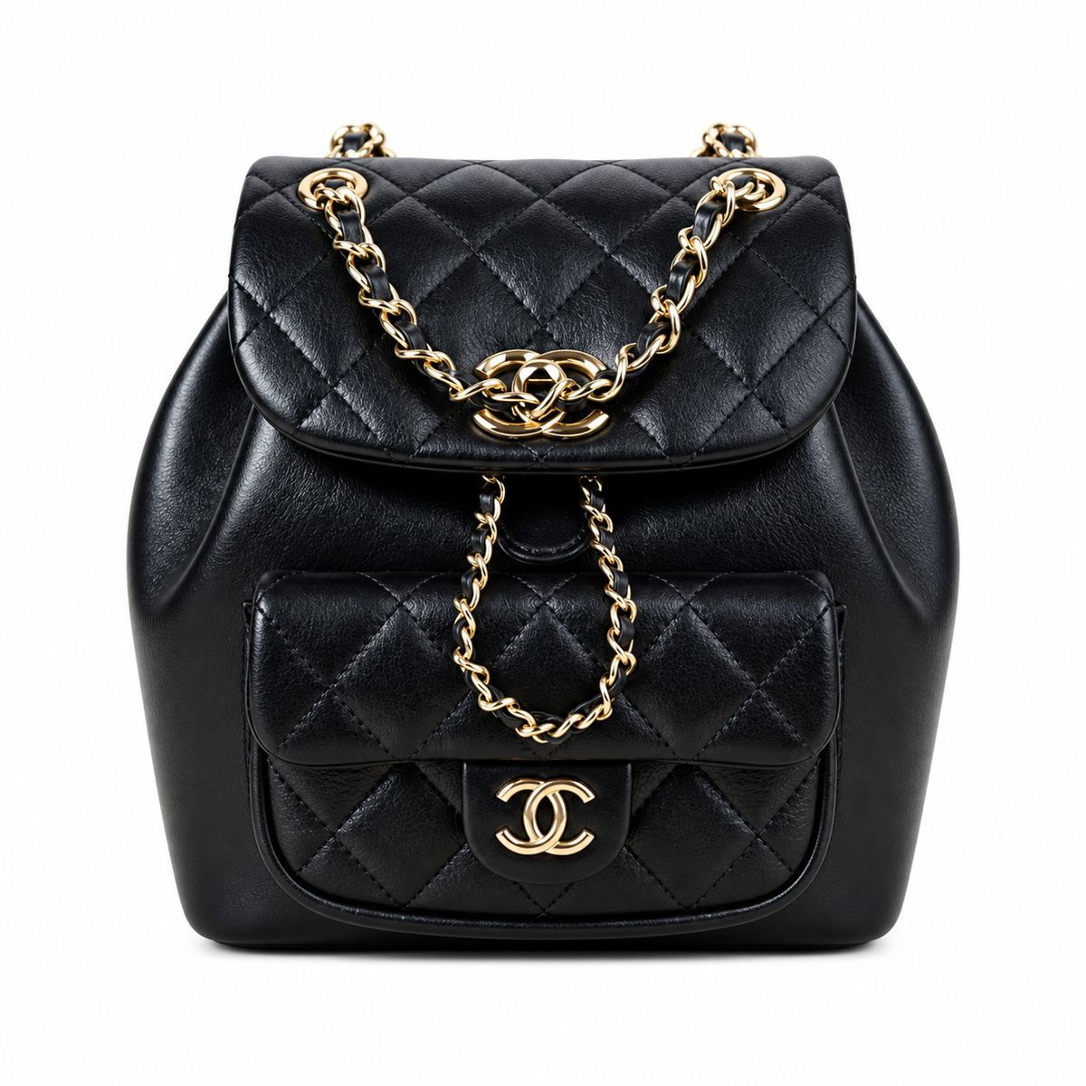Chanel Duma Backpack Black 18×18×12cm