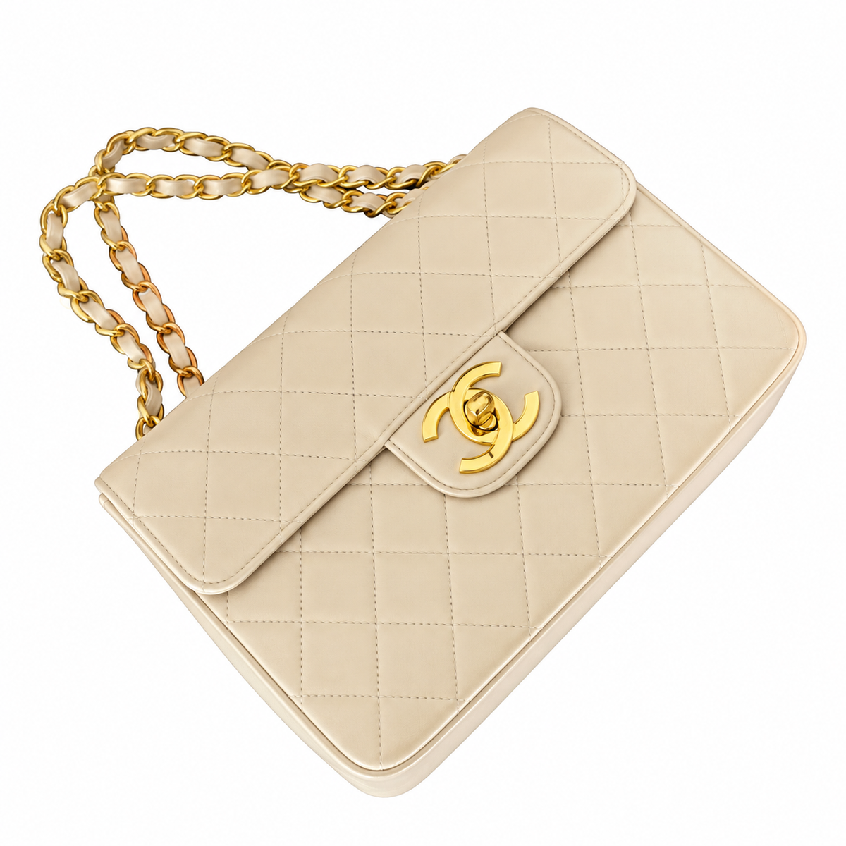 Chanel Quilted Travel Shoulder Bag 30cm