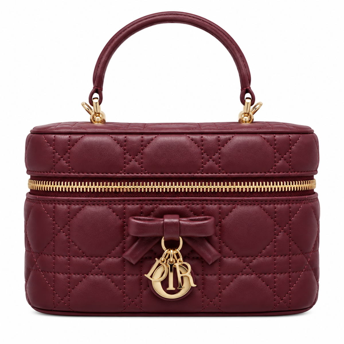 Dior Cannage Quilted Evening Mini Flap Bag 17.5cm