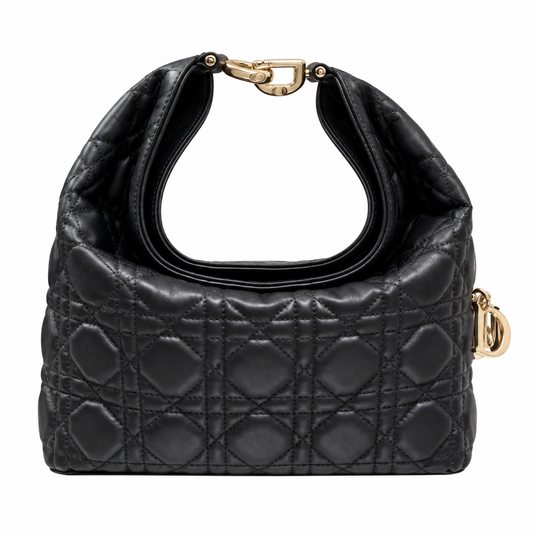 Dior Cannage Quilted Top Handle Bag 22.5cm