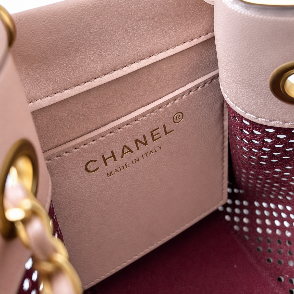 Chanel Classic Quilted Medium Top Handle Handbag | CC Turn-Lock Chain Strap — 20cm