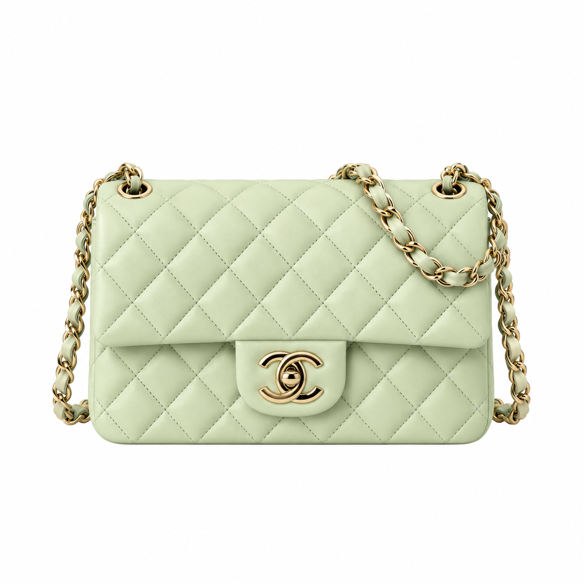 Chanel Quilted Flap Crossbody Bag 20×13×7cm