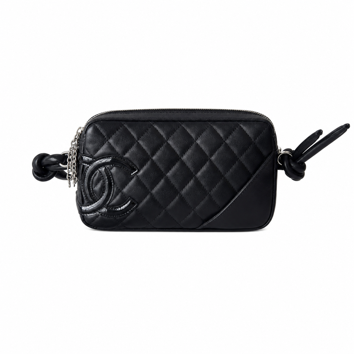 Chanel Quilted CC Mini Top Handle Evening Bag | Detachable Chain — 20cm