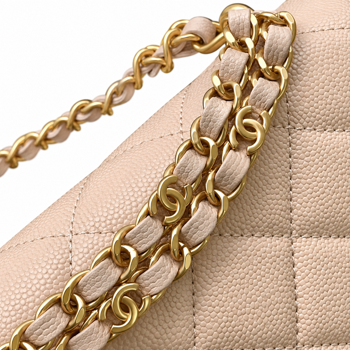 Chanel Quilted Slim Vertical Shoulder Bag 14×22×6.5cm