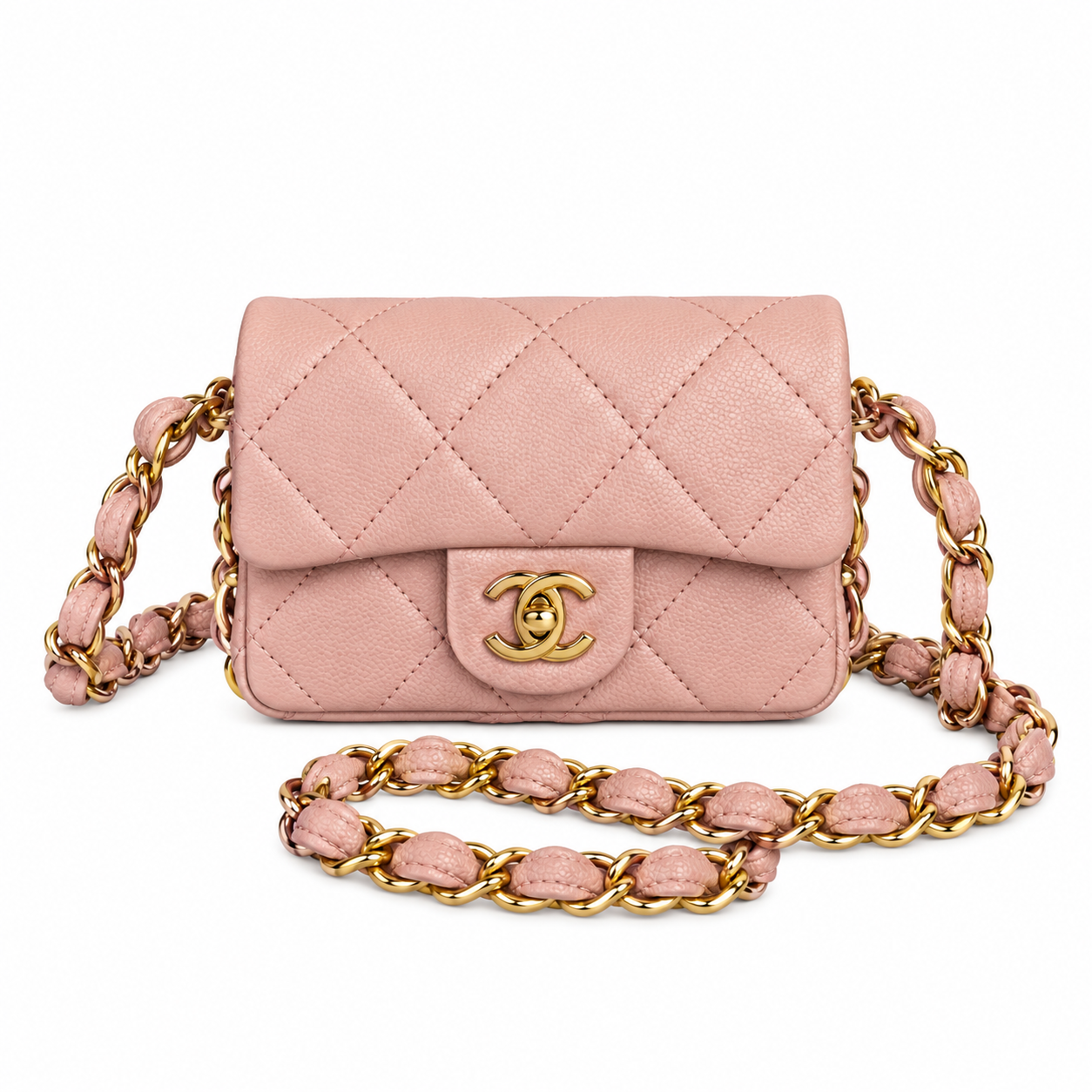 Chanel Quilted Square Mini Bag 12×16×5cm