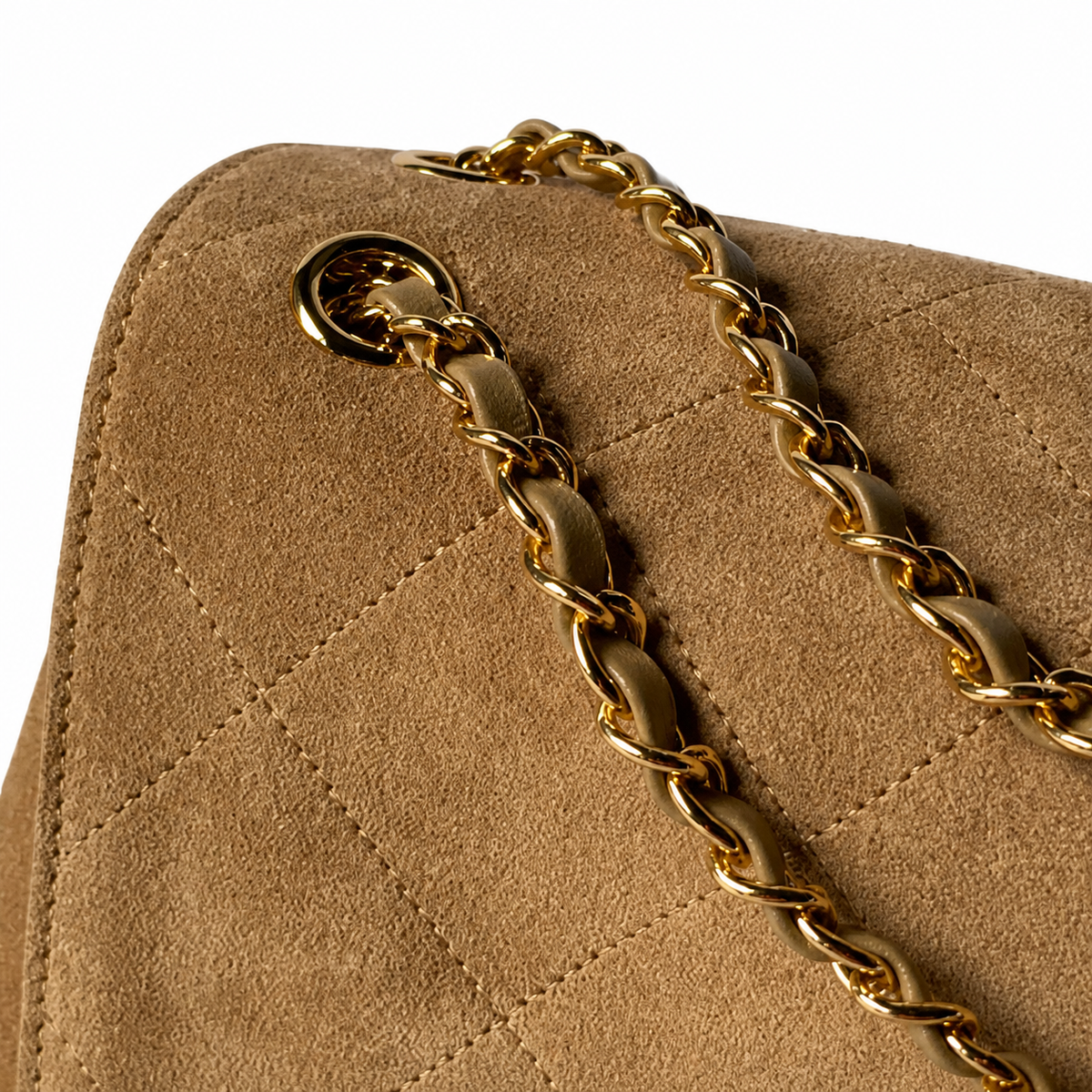 Chanel CC Quilted Jumbo Flap Bag | Gold Hardware & Chain — 39cm