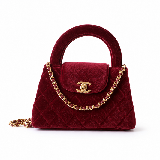 Chanel Classic Quilted Mini Flap Bag | CC Turn-Lock Leather Chain Strap — 13cm