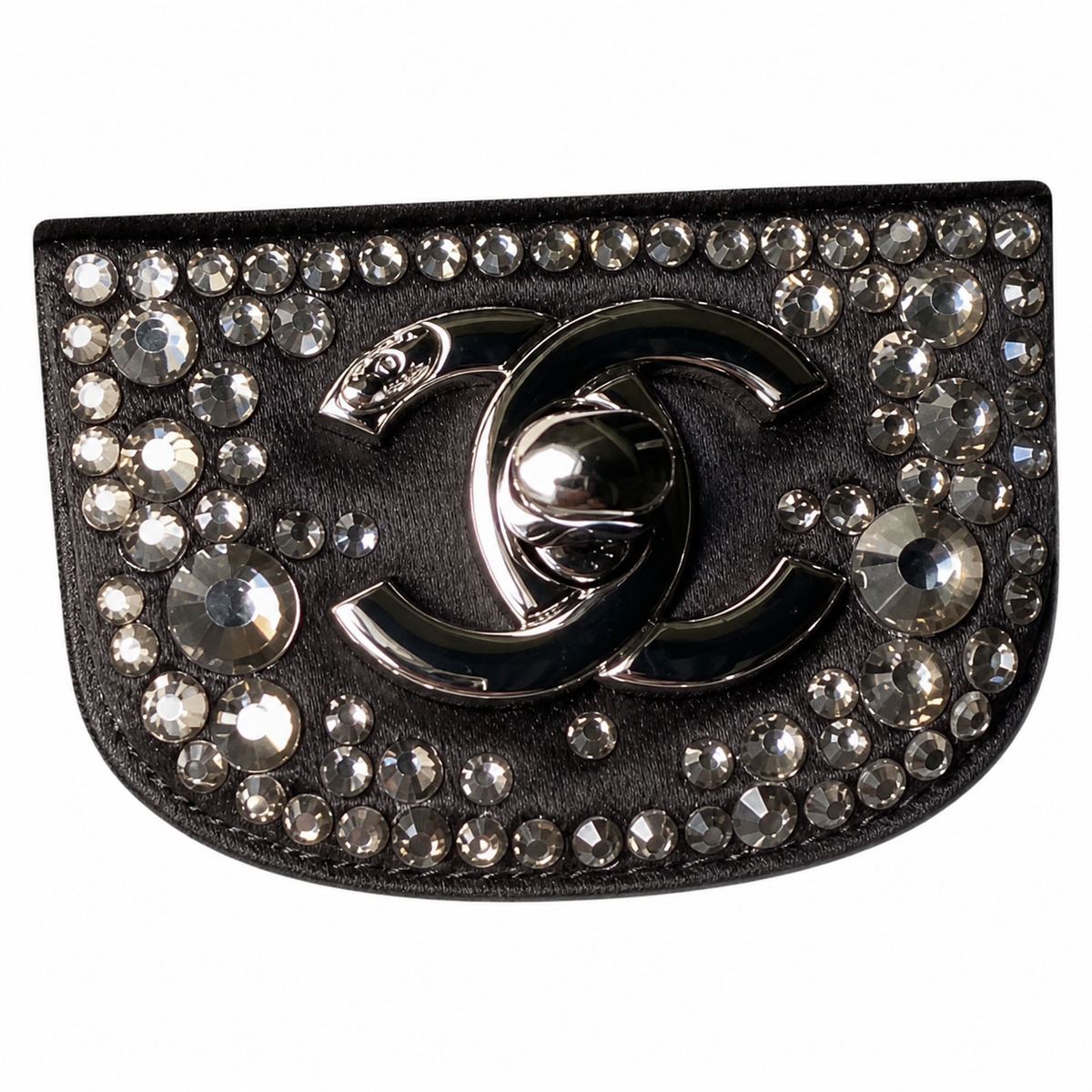 Chanel Classic Quilted Chain Bag | CC Turn-Lock Leather Chain Strap — 20cm
