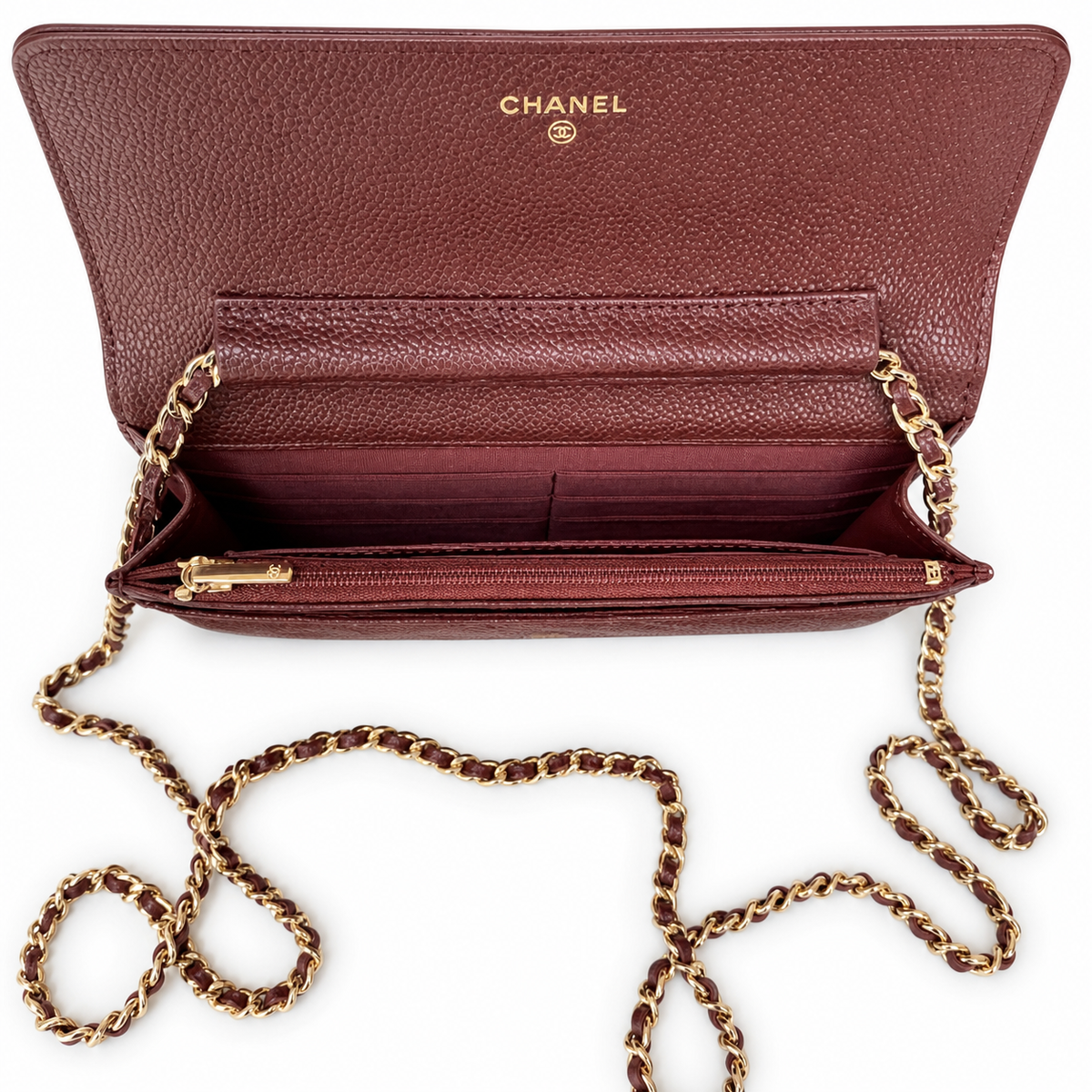 Chanel Classic Quilted Flap Bag | CC Turn-Lock Leather Chain Strap — 19cm