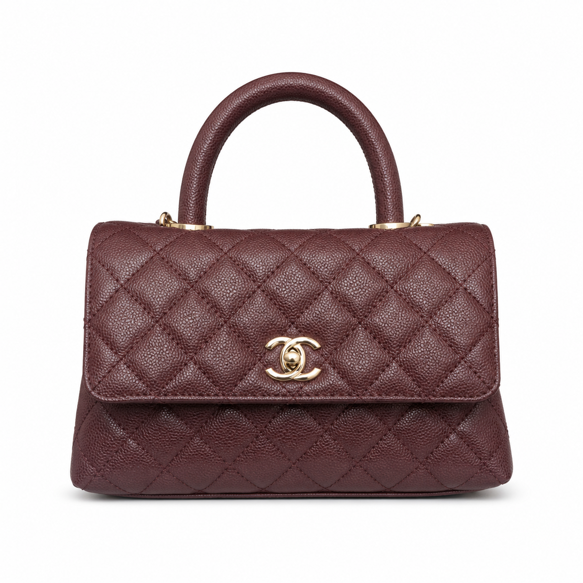 Chanel Classic CC Quilted Flap Bag | Gold Hardware & Chain — 24cm