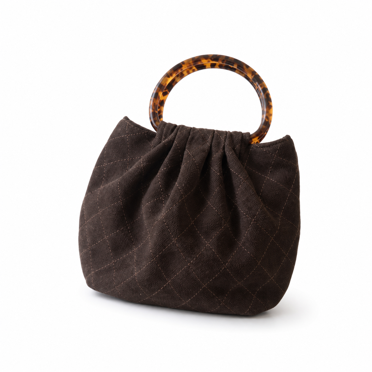 Chanel Classic Quilted Top Handle Handbag | CC Turn-Lock Chain Strap — 24cm