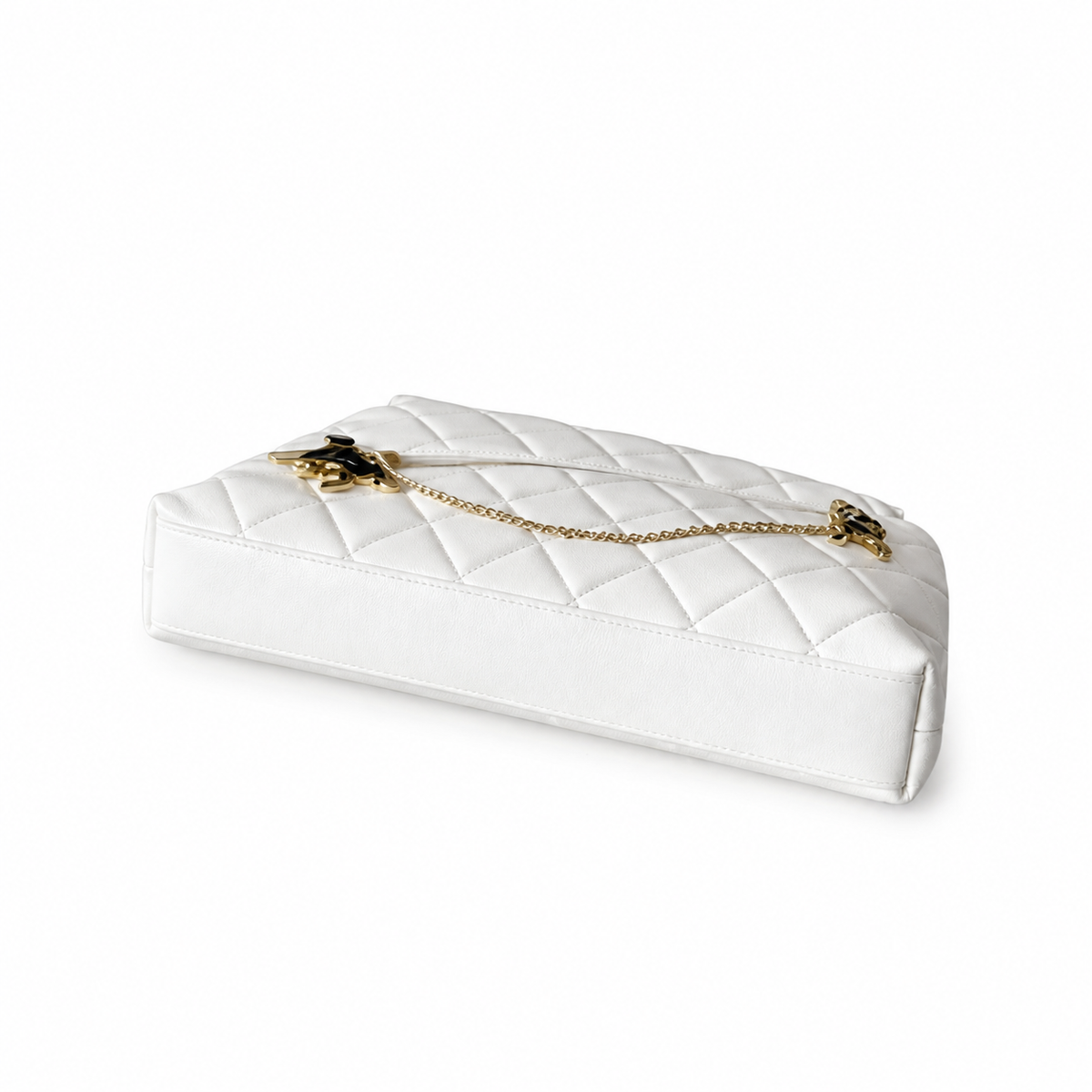 Chanel Classic Quilted Large Flap Bag | CC Hardware & Gold Chain — 29cm