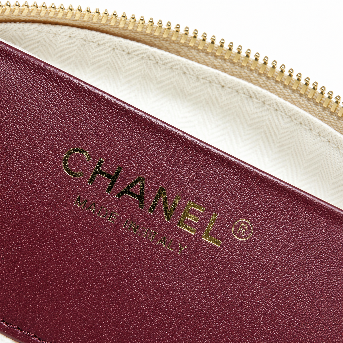Chanel Ivory Calfskin Mini Bowling Bag | 31 Rue Cambon Emboss & Gold Chain — 21cm