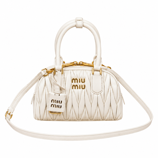 Miu Miu Logo Shoulder Bag 22 cm