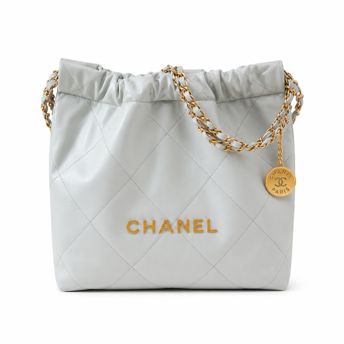 Chanel Classic Quilted Tote Bag | CC Hardware Leather Chain Strap — 35x37cm