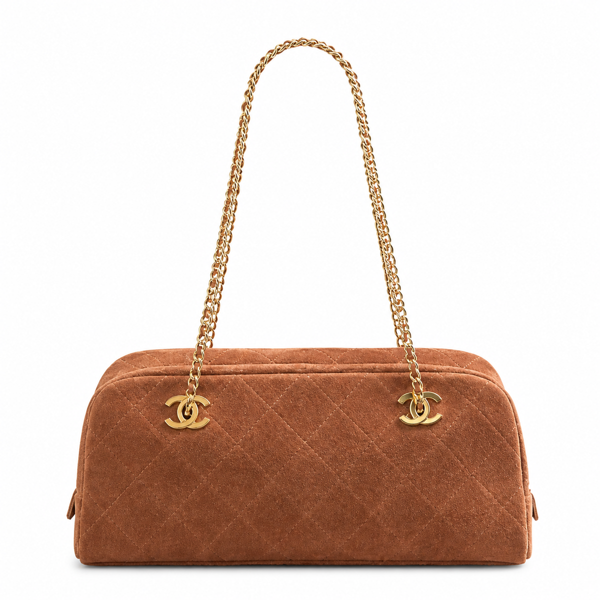 Chanel Quilted CC Wide Flap Handbag | Chain Strap — 32cm