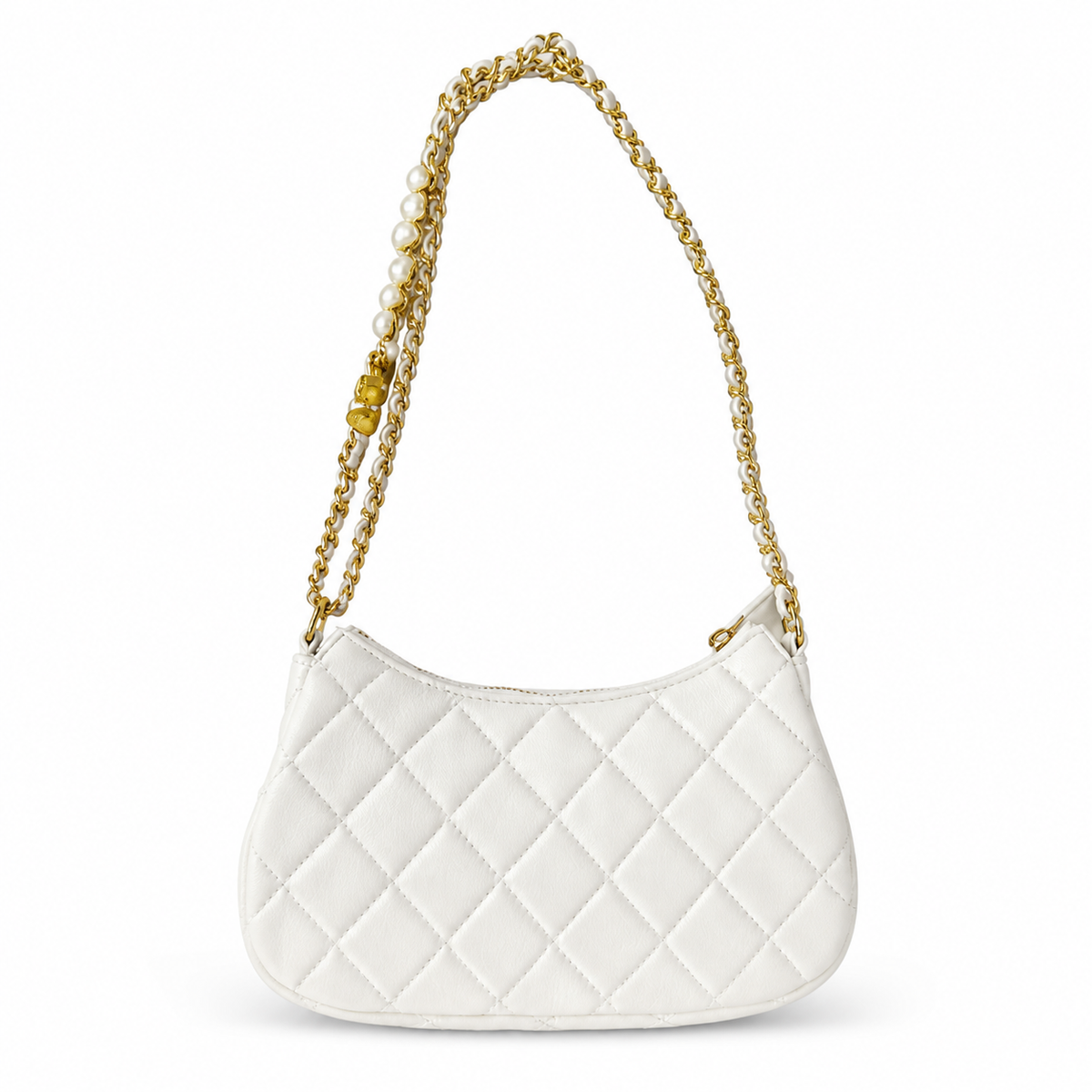 Chanel Classic Quilted Mini Flap Bag | CC Turn-Lock Gold Hardware — 20cm Horizontal