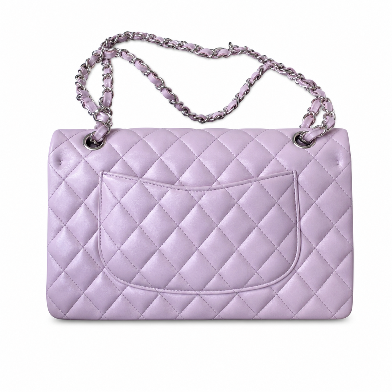 Chanel Classic Quilted Flap Bag | CC Turn-Lock Gold Chain Diamond Quilted — 15.5x25.5cm