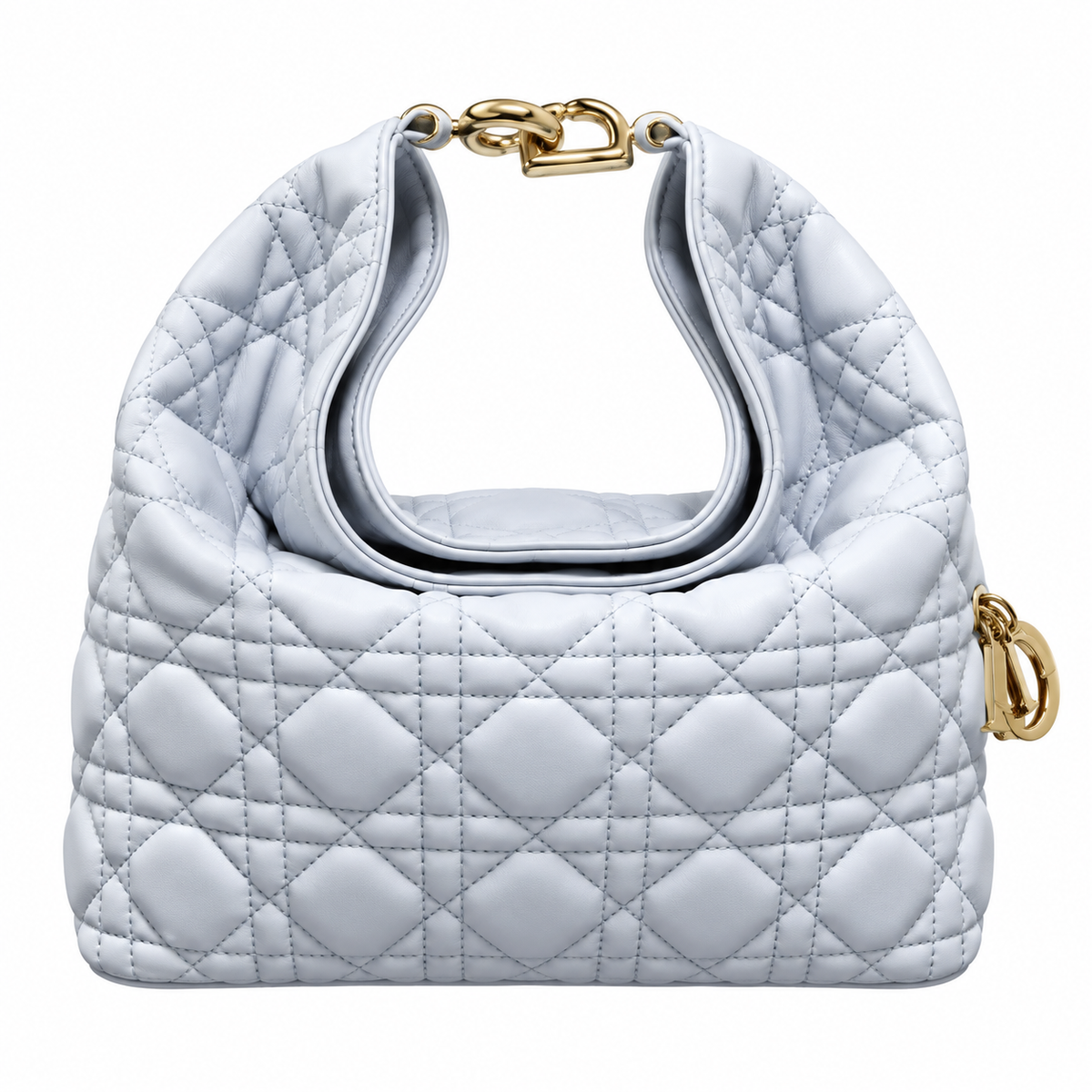 Dior Cannage Top Handle Crossbody Bag 22.5cm