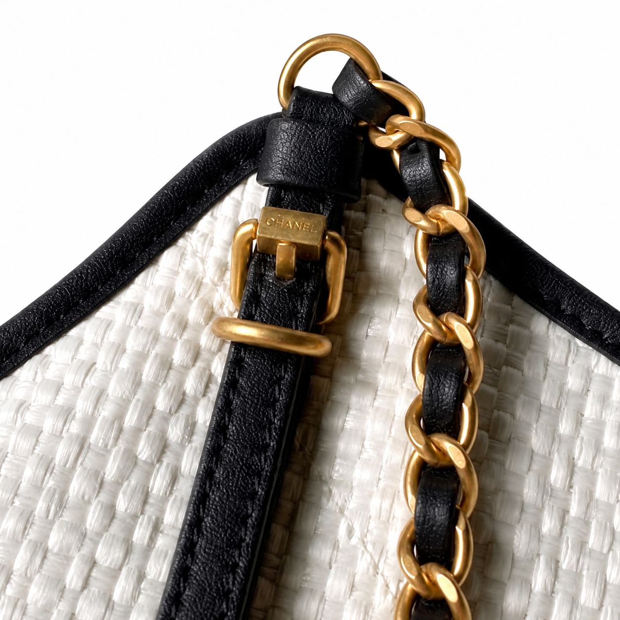 Chanel Classic Quilted Handbag | CC Hardware & Gold Chain — 28cm