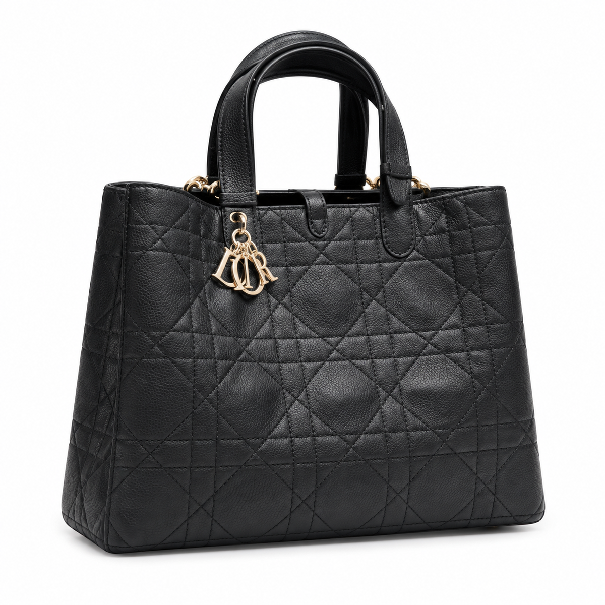 Dior Cannage Quilted Roomy Top Handle Tote 37cm