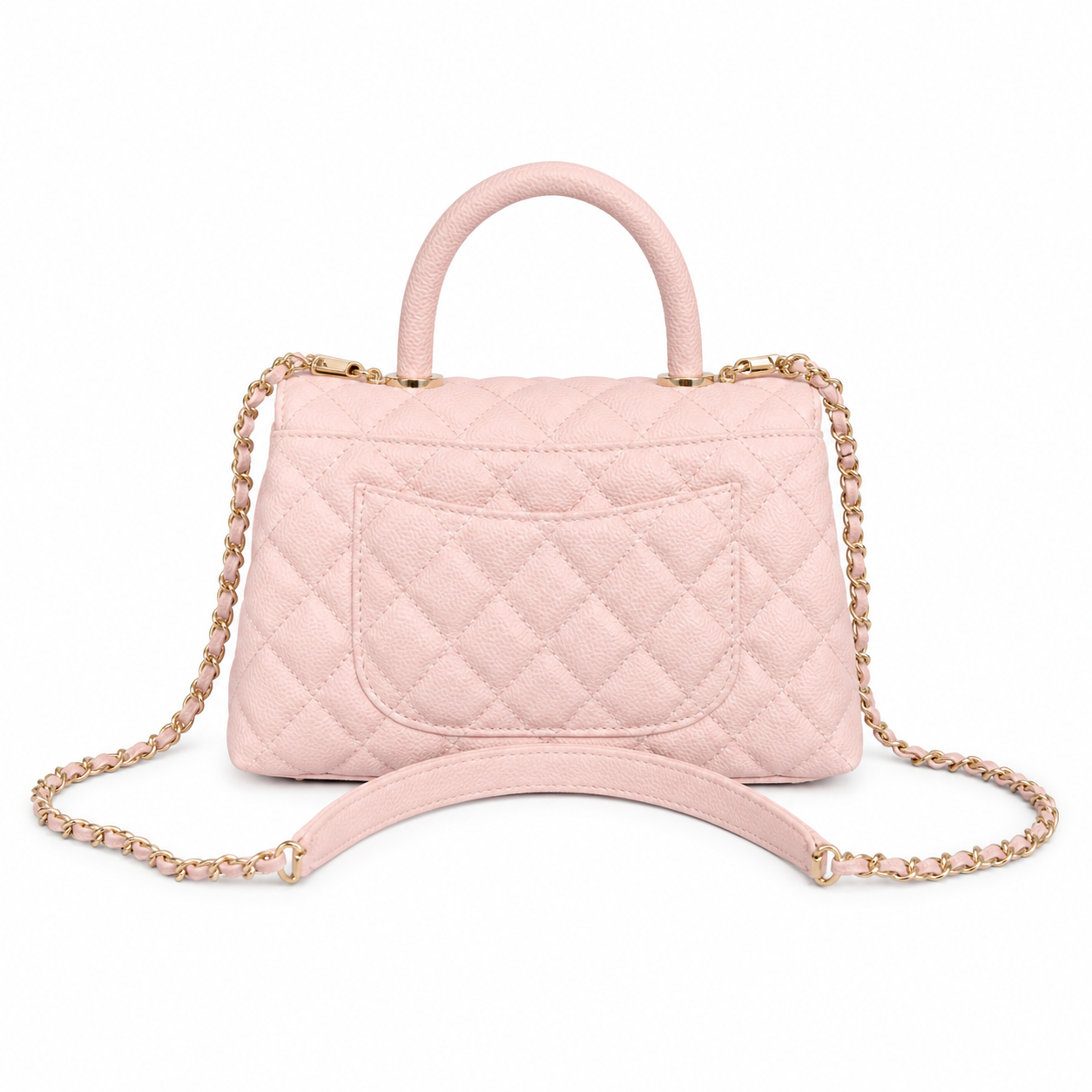 Chanel Classic CC Quilted Flap Bag | Gold Hardware & Chain — 24cm