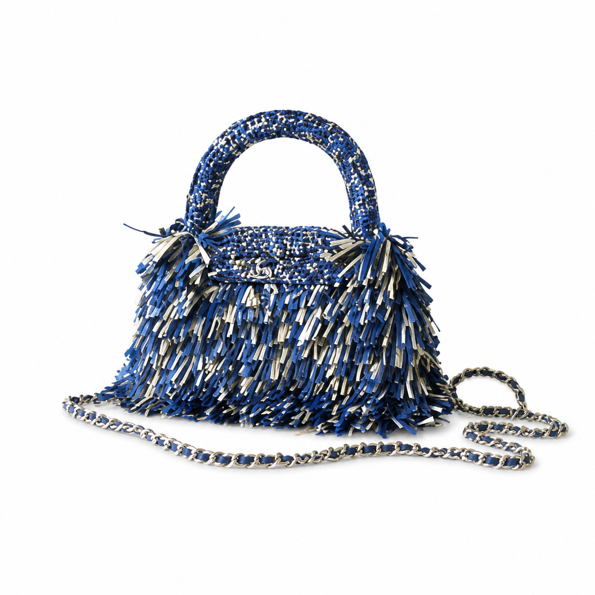 Chanel Classic Quilted Mini Flap Bag | CC Turn-Lock Leather Chain Strap — 13x19cm