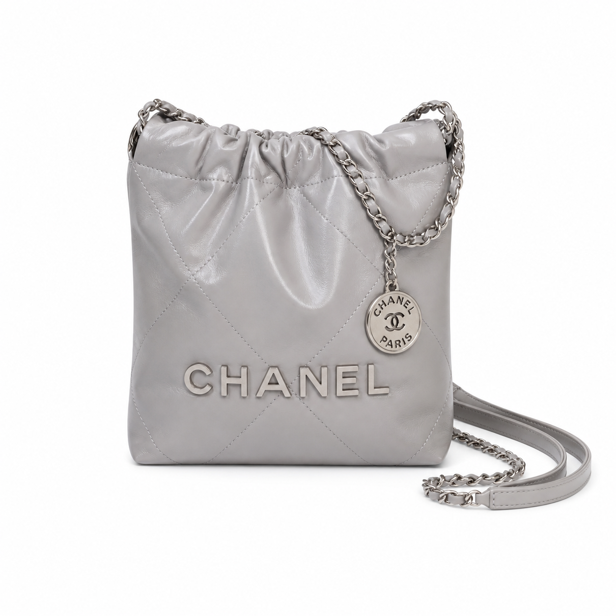 Chanel Classic Quilted Mini Tote Bag | CC Hardware Leather Chain Strap — 19x20cm