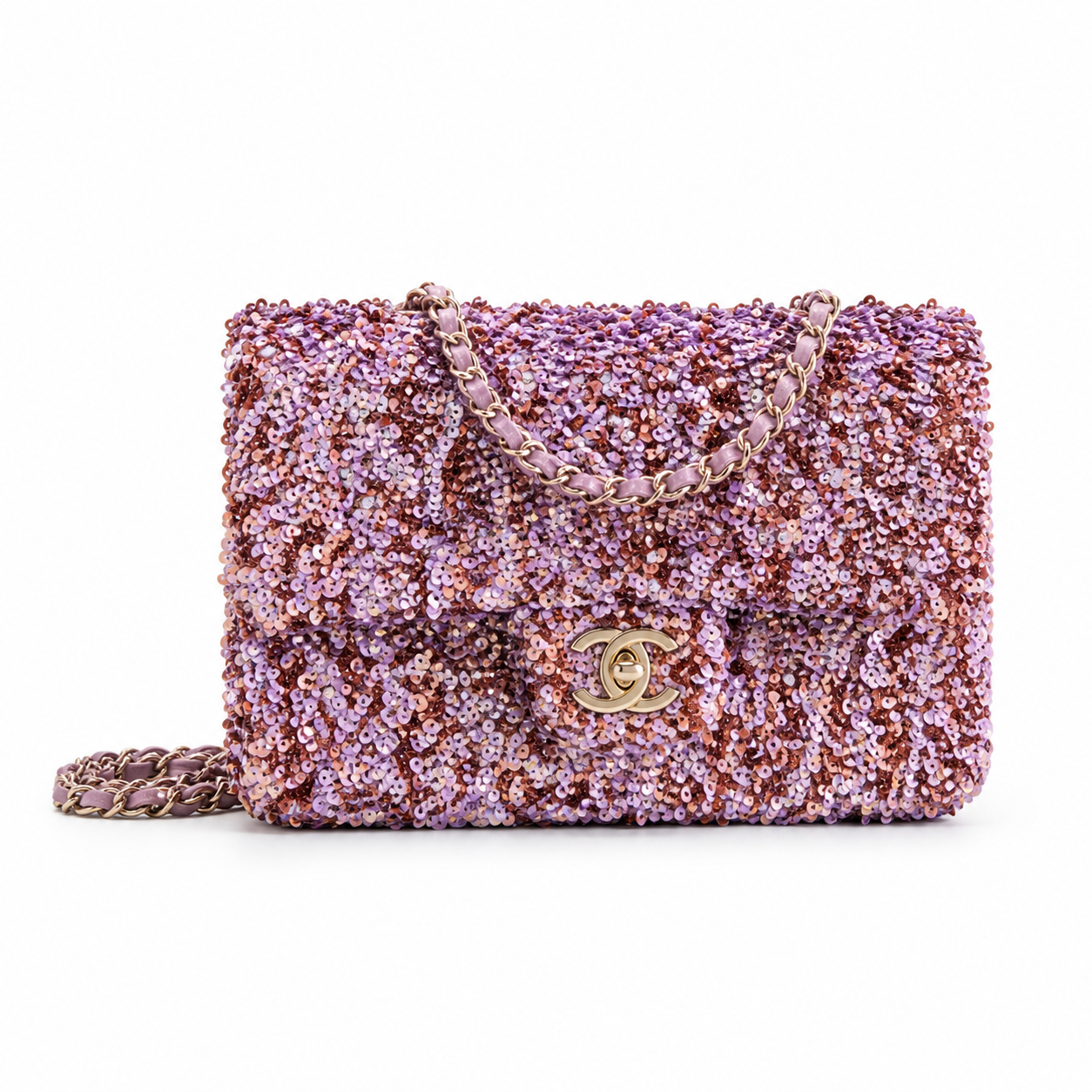 Chanel CC Quilted Small Flap Bag | Gold Hardware & Chain — 20cm