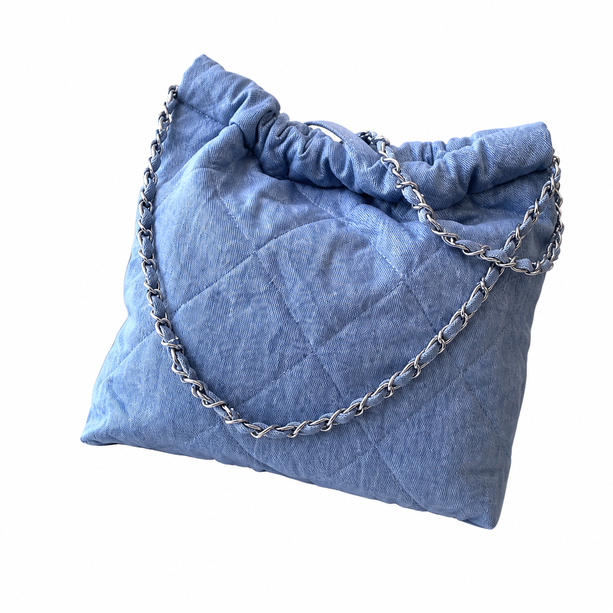 Chanel Classic Quilted Large Tote Bag | CC Hardware Leather Chain Strap — 35x37cm