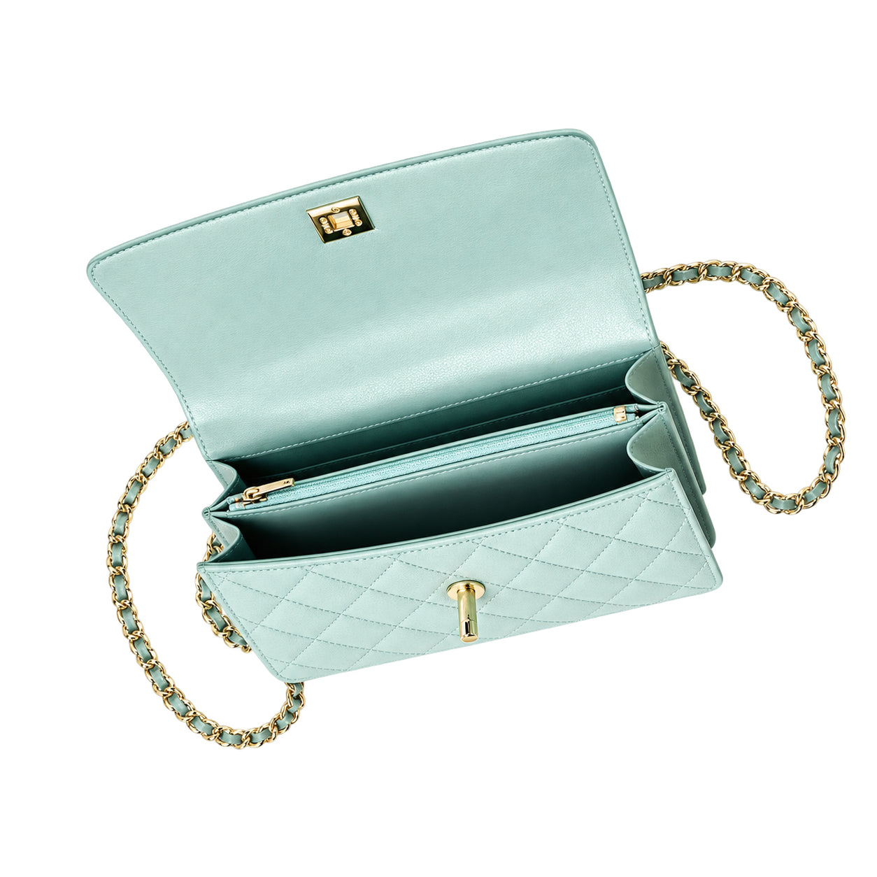 Chanel Quilted Petite Shoulder Bag 11×18.5×6cm