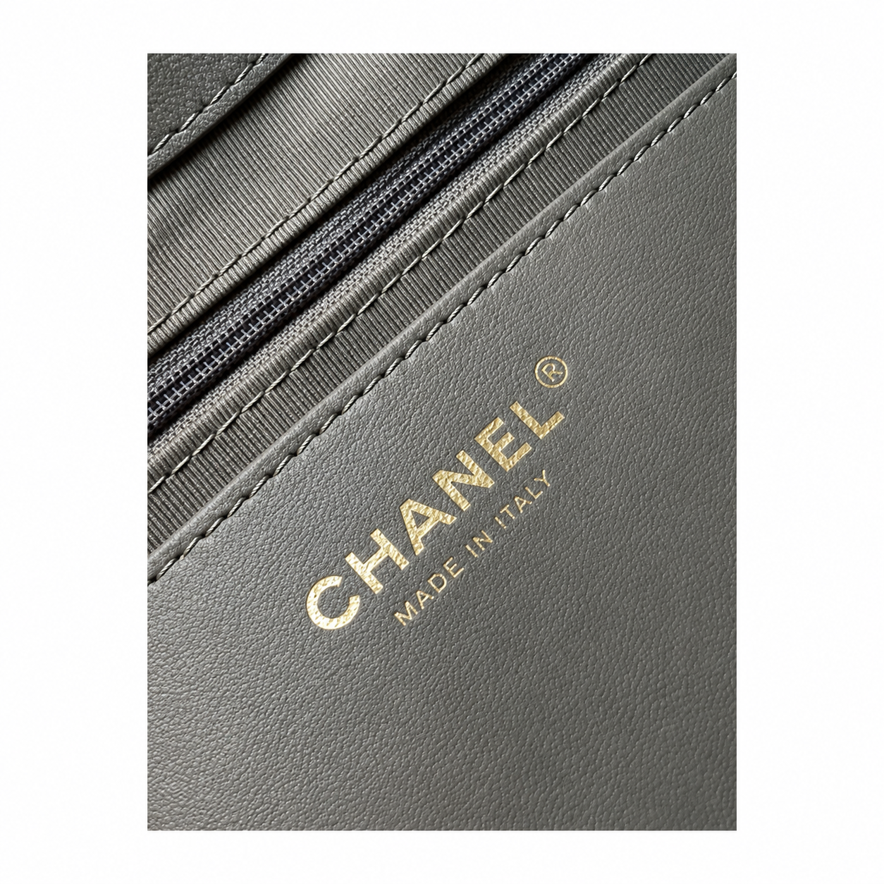 Chanel Quilted Suede Large Hobo Bag Taupe 29×35×13cm