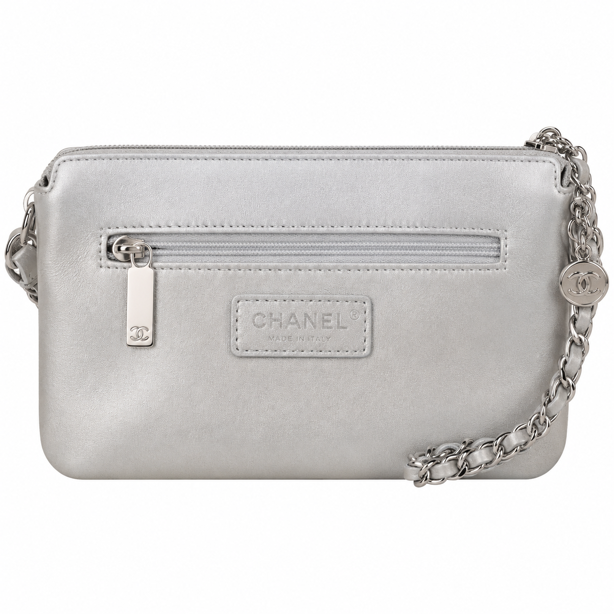 Chanel Silver Leopard-Print Sequin Flap Bag | Light-Dependent Pattern, Secret Interior Labyrinth & Gunmetal Chain