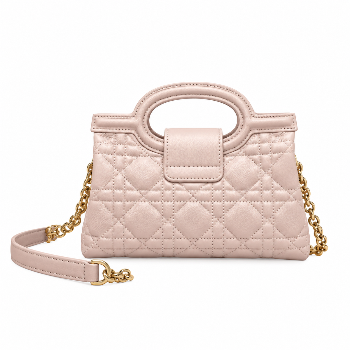Dior Cannage Quilted Convertible Flap Bag