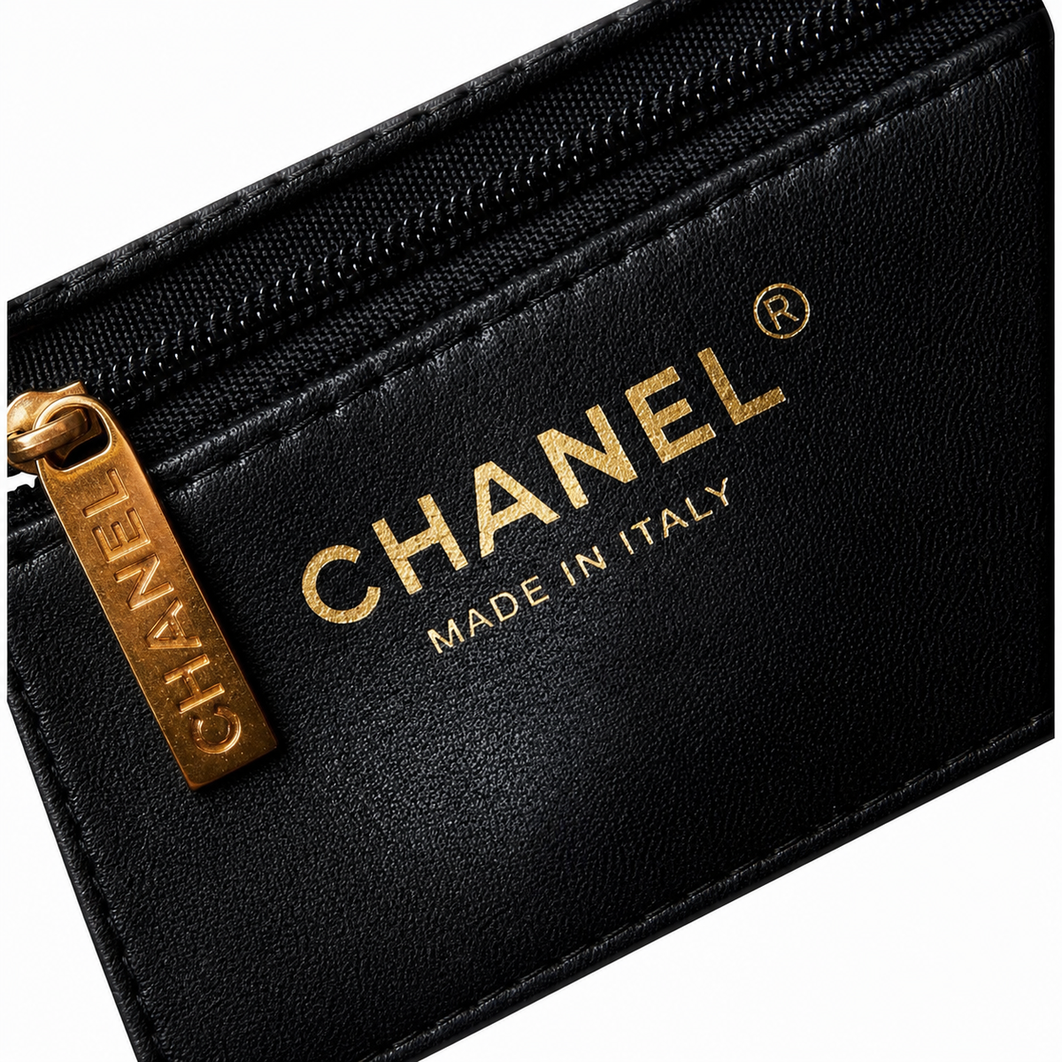 Chanel Classic Quilted Mini Flap Bag | CC Turn-Lock Leather Chain Strap — 13x19cm