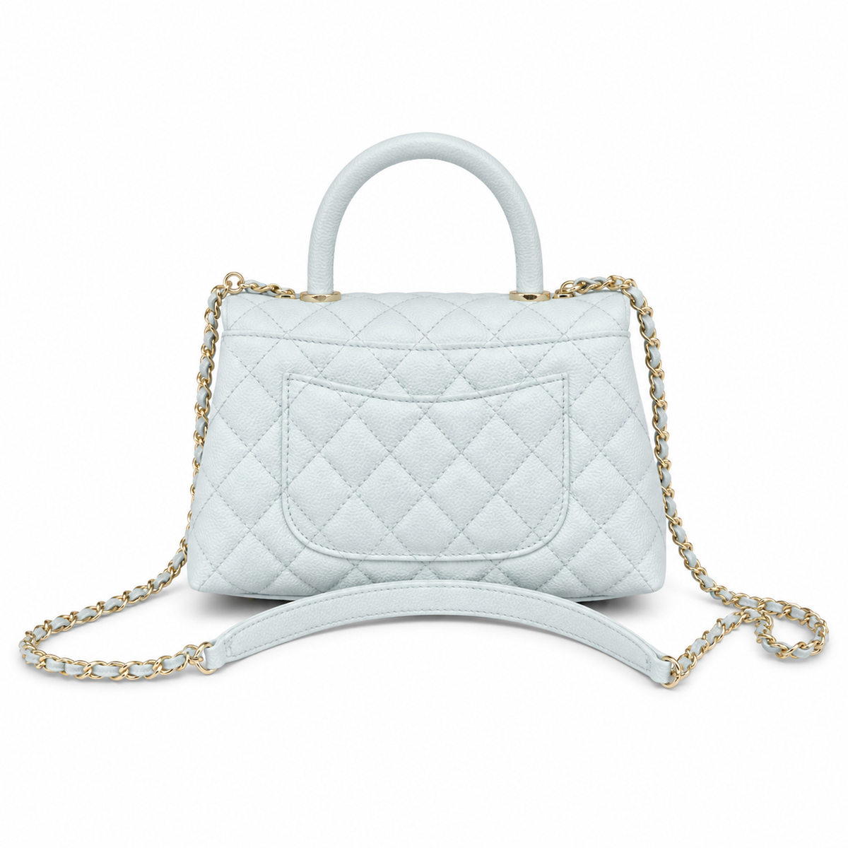 Chanel Classic CC Quilted Flap Bag | Gold Hardware & Chain — 24cm