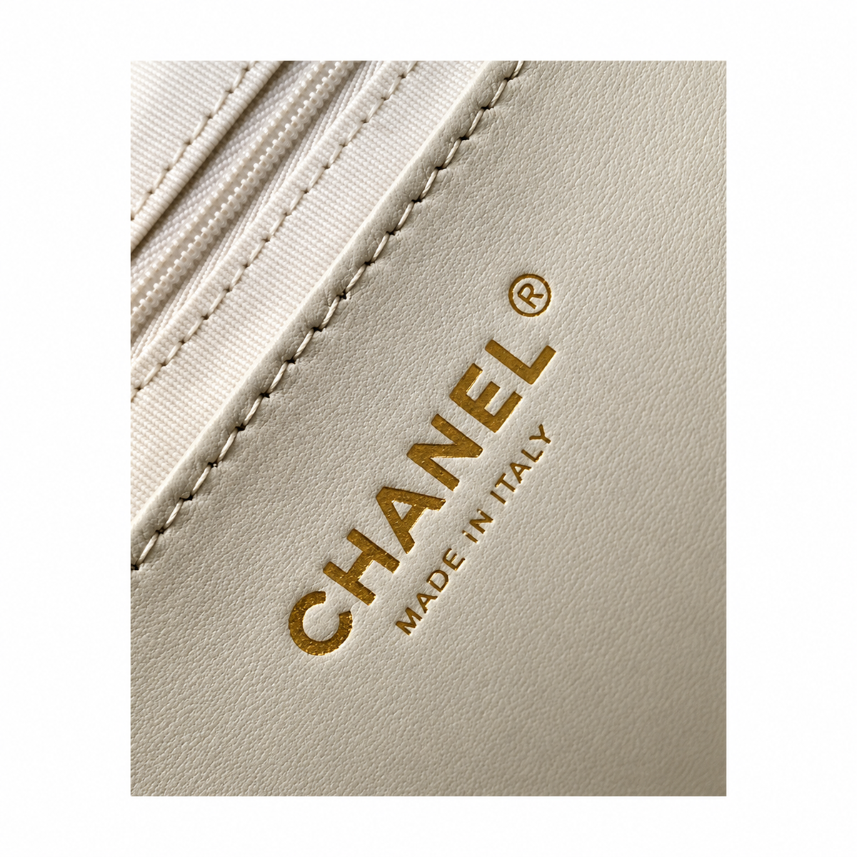 Chanel Quilted Leather Large Hobo Bag Ivory 29×35×13cm