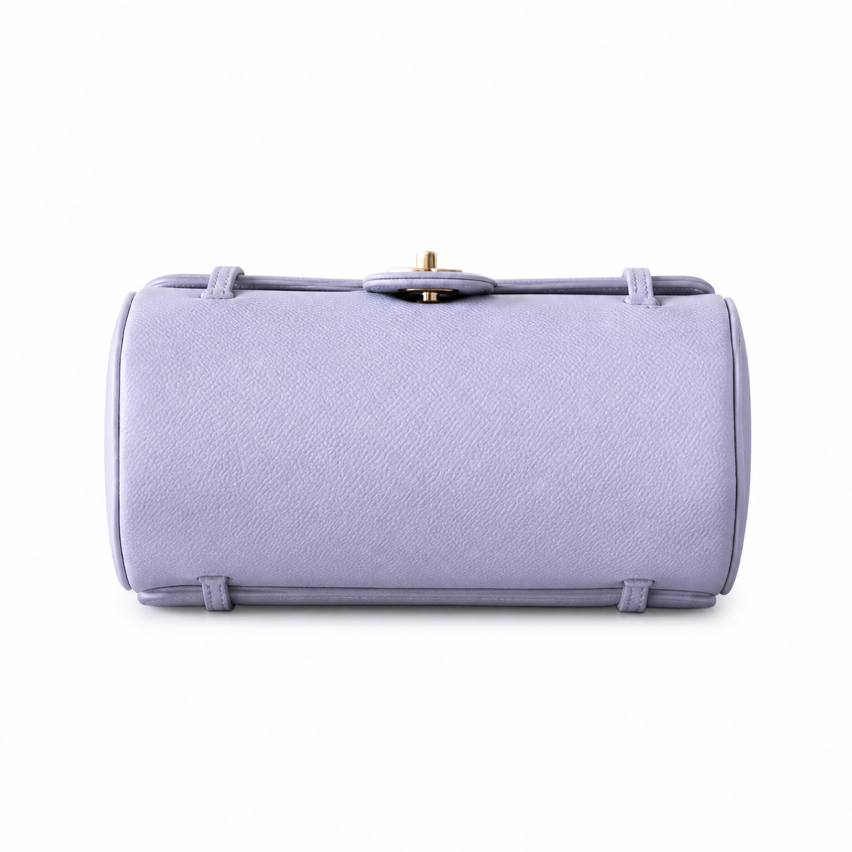 Chanel Lavender Caviar Cylindrical Shoulder Bag | Gold CC — 20cm