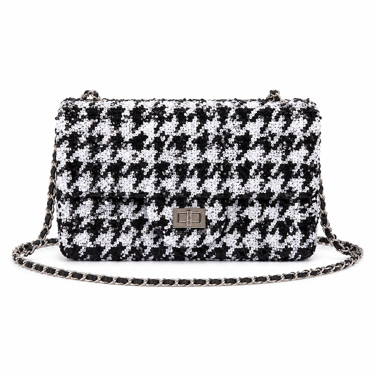Chanel Classic Quilted Small Flap Bag | CC Turn-Lock Leather Chain Strap — 14cm