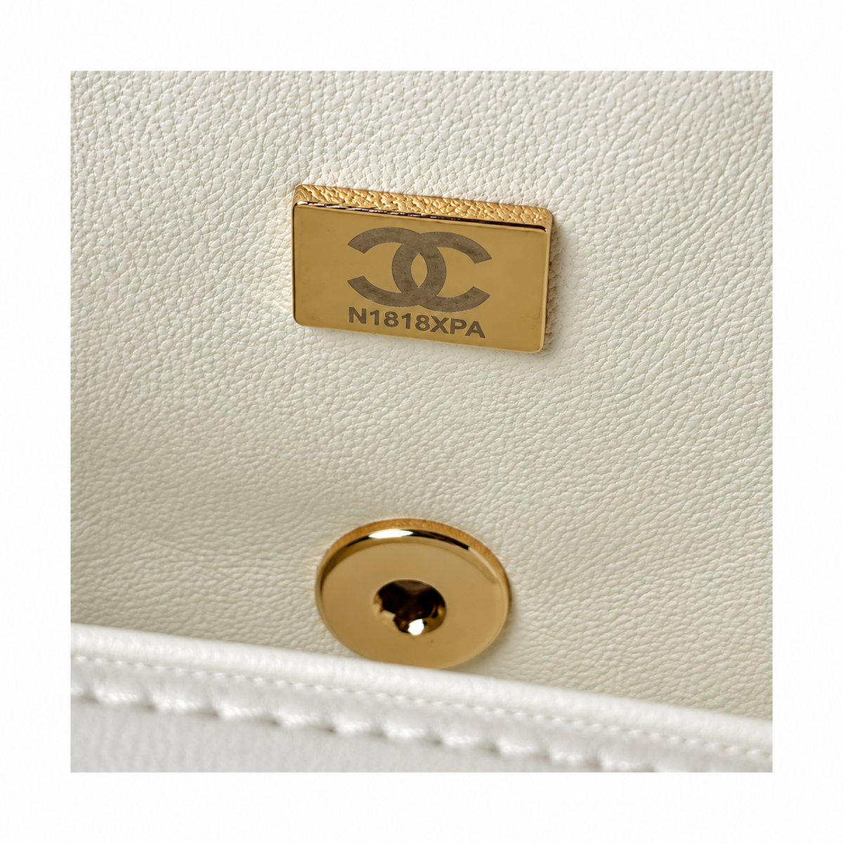 Chanel Quilted Leather Flap Bag 20cm