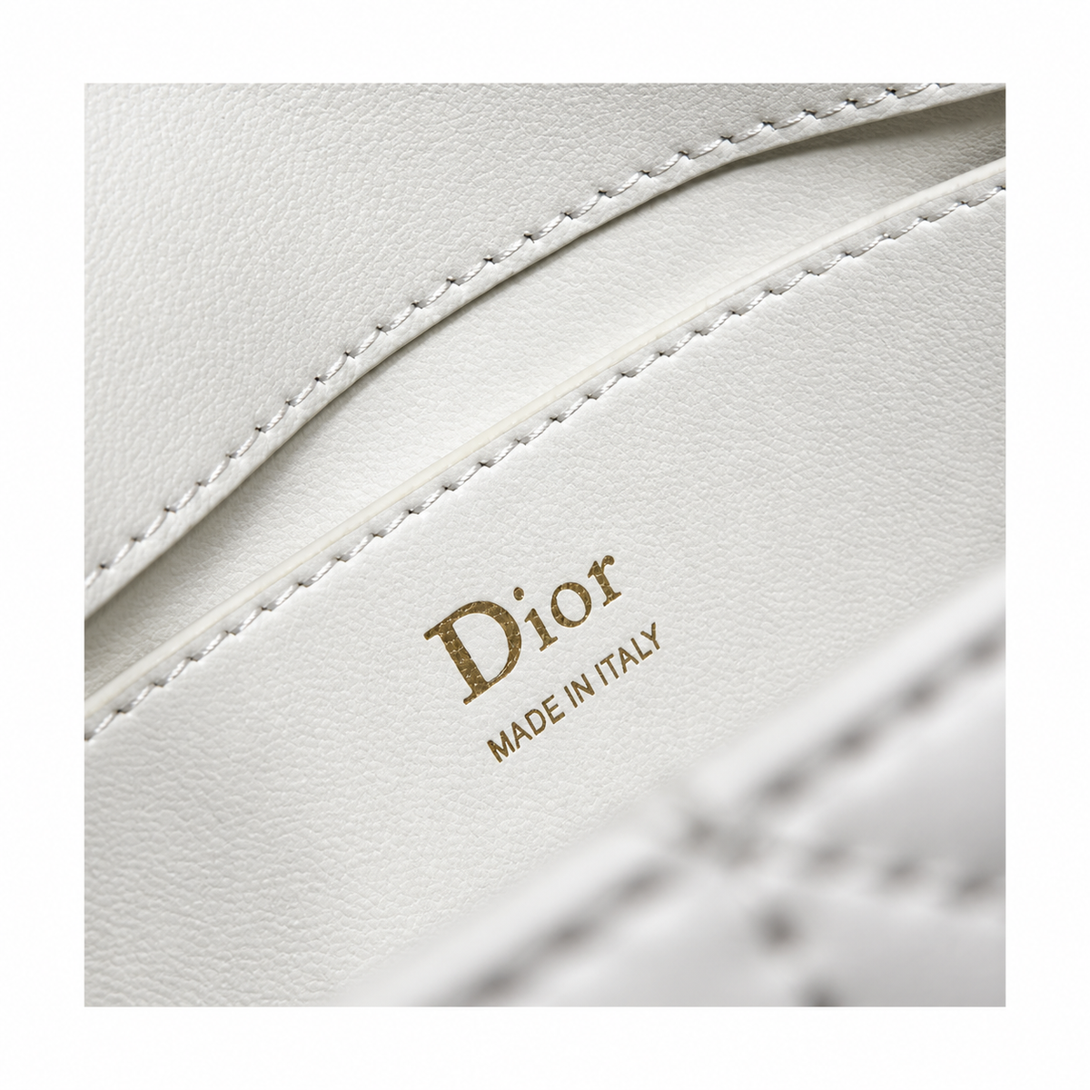 Dior Cannage Quilted Compact Shoulder Bag 21cm